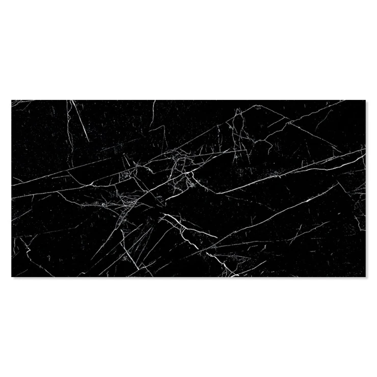 Unicomstarker Marmor Klinker Nero Marquinia Mat 30x60 cm-1