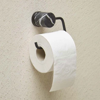 Aquanova Toiletpapirholder Nero Sort Marmor Mat