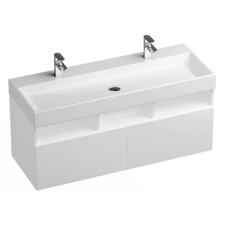 Ravak Håndvask Skab Natural Bath Hvid Glat 120 cm med Vask-2