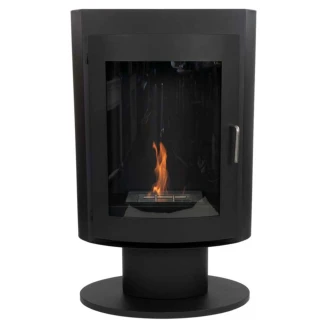 ScandiFlames Bioethanol Pejs Trenton Sort Mat-2