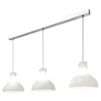 Villeroy & Boch Loftslampe Oslo Hvid Mat, Krom Glat-2