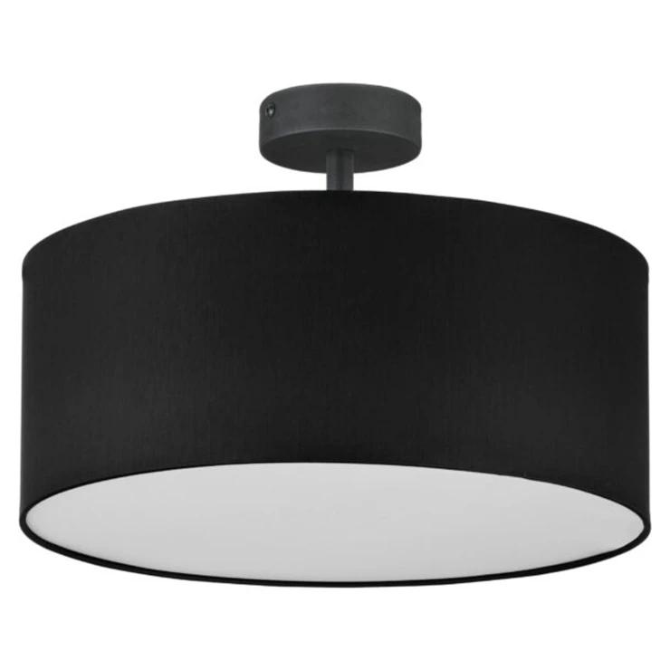 Hængende Lampe Solljus Sort Mat 40 cm-0