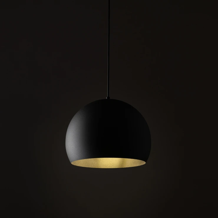 Hængende Lampe Kärna Sort Mat 27 cm-1