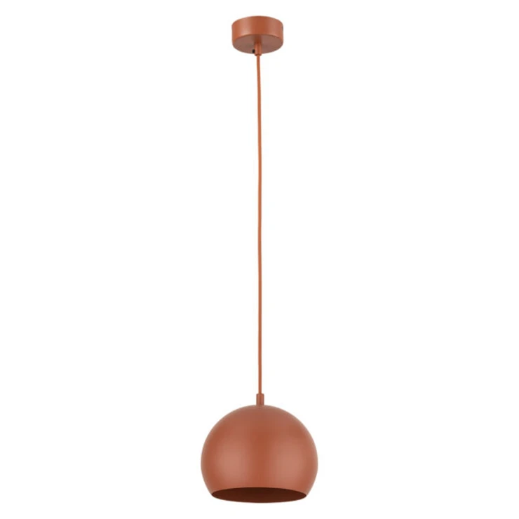 Hængende Lampe Kärna Tegelröd Mat 17 cm-1