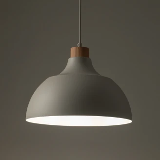 Hængende Lampe Tindra Beige Mat