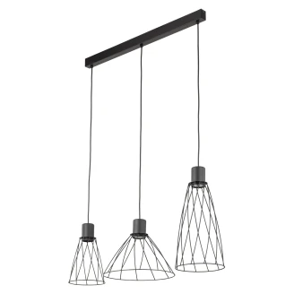 Hængende Lampe Vara Sort Mat 82 cm-2