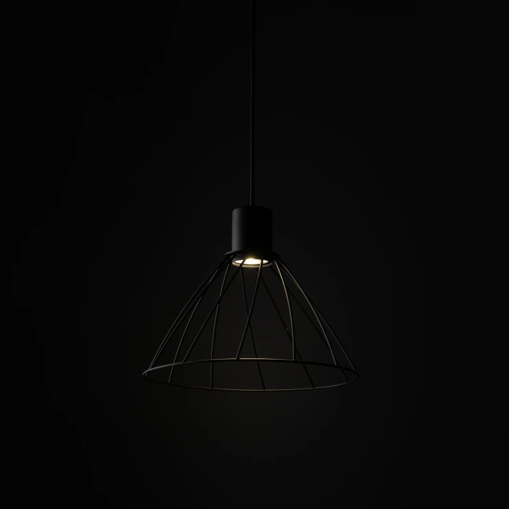 Hængende Lampe Vara Sort Mat 29.5 cm-1