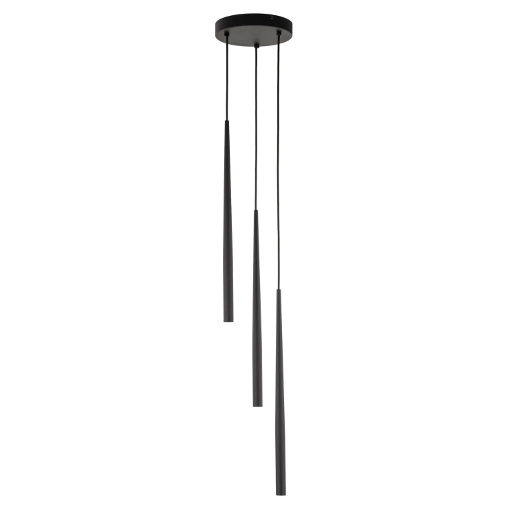 Hængende Lampe Eld Sort Mat 20 cm-0