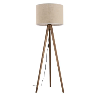 Golvlampa Stellar Beige, Valnød Mat-2