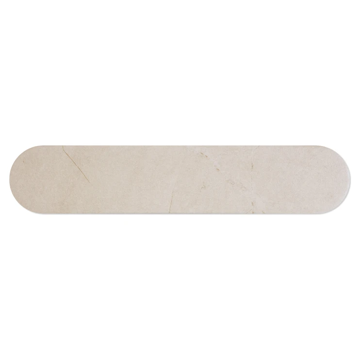 Marmor Vægflise Arch Beige Mat 5x25 cm-0