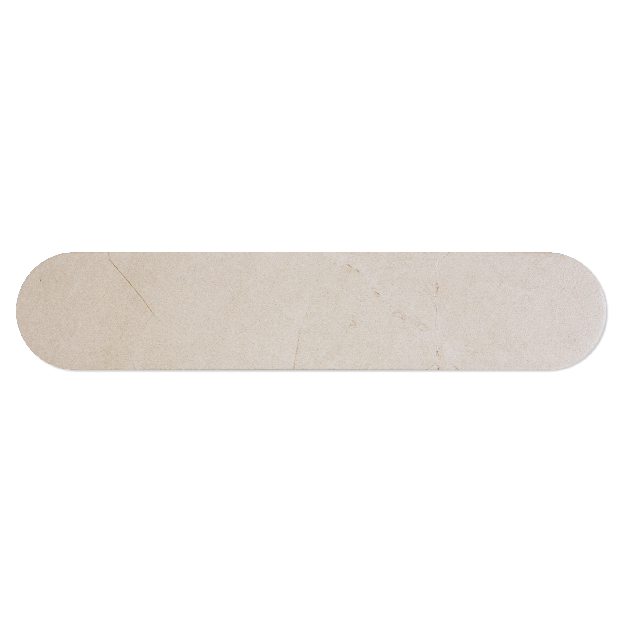 Marmor Vægflise Arch Beige Mat 5x25 cm