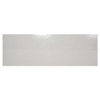 Vægflise <strong>Frosty</strong>  Linje Hvid Blank 10x30 cm