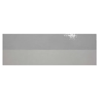 Vægflise <strong>Frosty</strong>  Line Grå Blank 10x30 cm