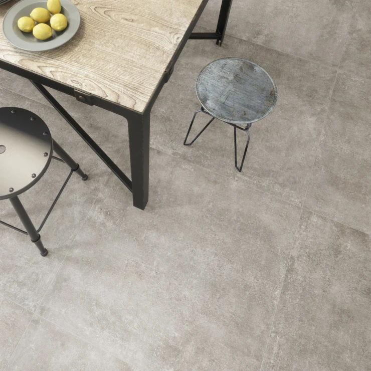 Klinker Aska Grå-Beige Mat 80x80 cm-0