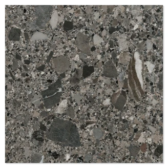 Klinker Terrazzo Premio Mørkegrå Mat 60x60 cm-2