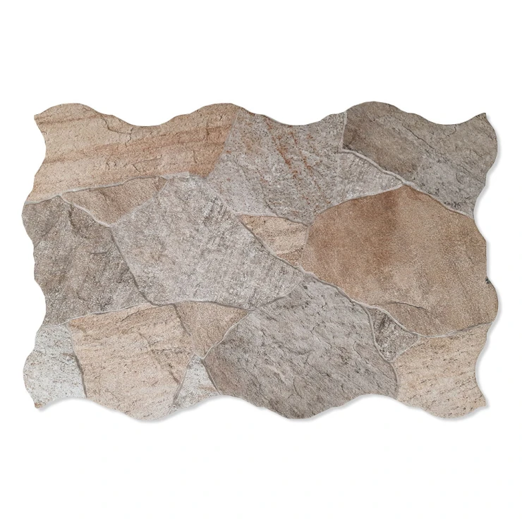 Klinker Esla Flagstone Beige Mat-Relief 44x66 cm-0