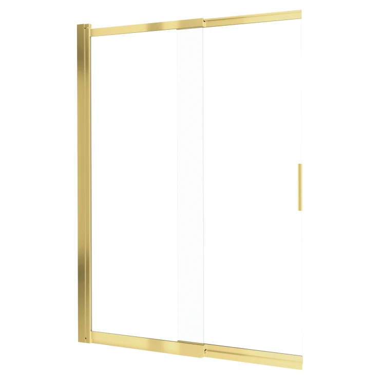 Badekarvæg Prizma Guld Blank 5 mm 100x140 cm-0