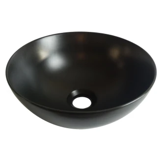 Bathco Håndlavet Håndvask Minim Negro Mate 30 cm-2