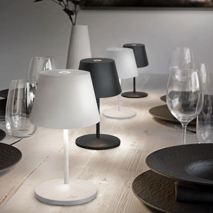 Villeroy & Boch Udendørs Bordlampe Seoul 2.0 Sort Mat-1