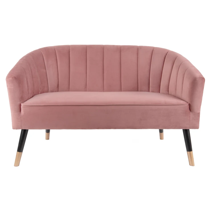 Leitmotiv Sofa Royal Stil Bleget Rosa-0