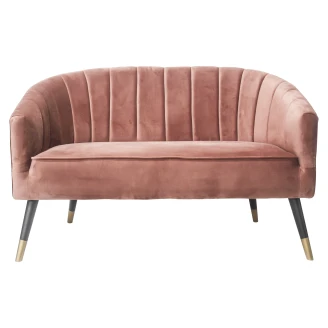 Leitmotiv Sofa Royal Stil Bleget Rosa-2