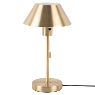 Leitmotiv Bordlampe Office Retro Antikguld Mat