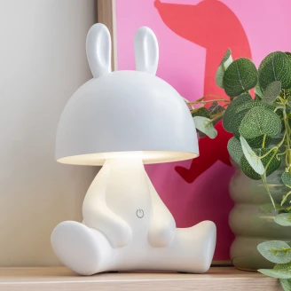 Leitmotiv Bordlampe Bunny Hvid Mat