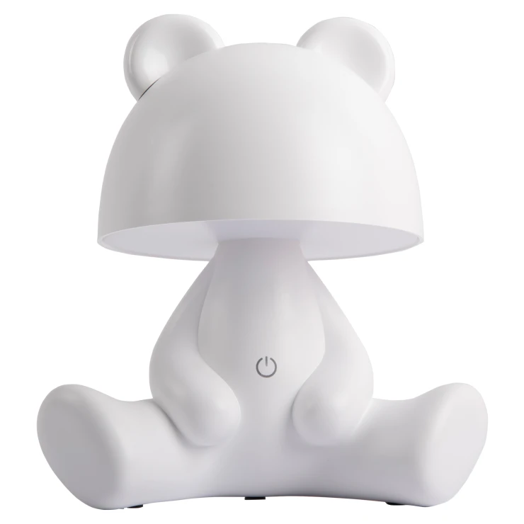 Leitmotiv Bordlampe Bear Hvid Mat-1