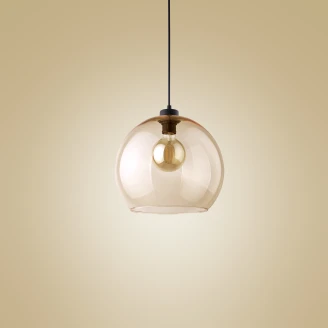 Hængende Lampe <strong>Flamma</strong>  Transparent Amber Glat