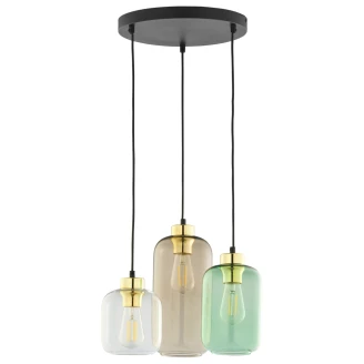 Hængende Lampe <strong>Polo</strong>  Transparent Grøn Blank