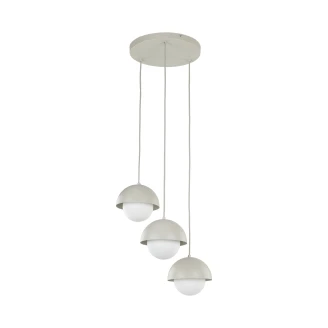 Hængende Lampe Lavardin Beige Mat-2