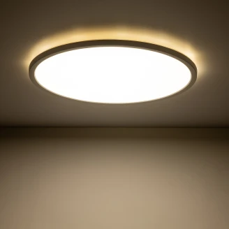 Væg-/Loftlampe Måne Hvid Mat Ø 30 cm