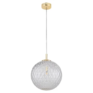 Hængende Lampe Måneskin Transparent Ø 30 cm