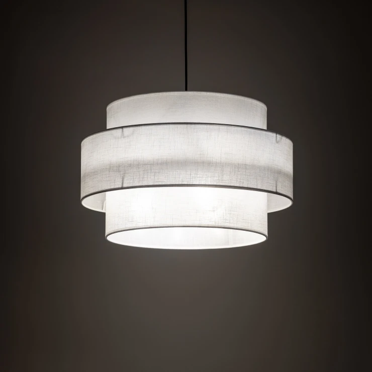 Hængende Lampe Luma Hvid Mat 110 cm-1