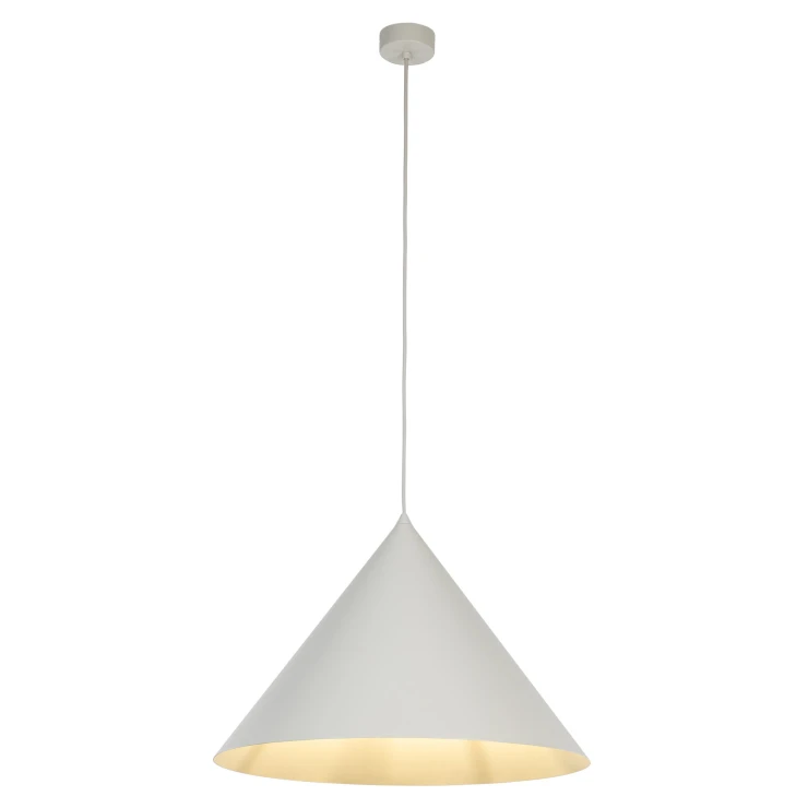 Hængende Lampe Seattle Beige Mat Ø 50 cm-1