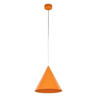 Hængende Lampe Seattle Orange Mat Ø 25 cm-2