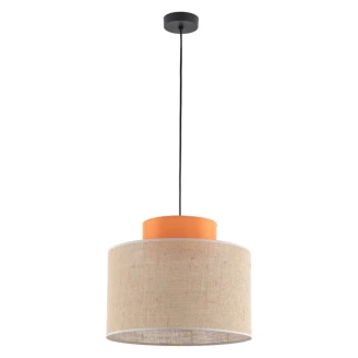 Hængende Lampe Aria Duo Orange Mat Ø 38 cm