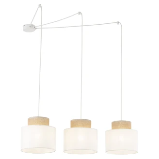 Hængende Lampe Aria Duo 3 stk Hvid Mat-2