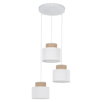 Hængende Lampe Aria Duo 3 Cirkler Hvid Mat-2