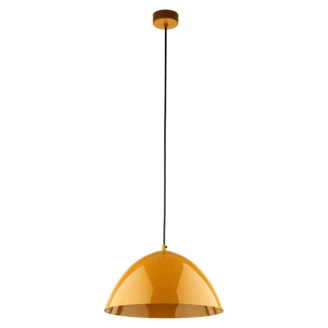 Hængende Lampe Cortona Okker Blank 34 cm