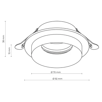 Downlight Spello Hvid Mat-2