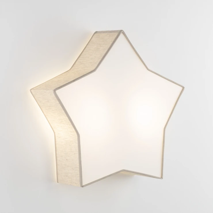 Væg-/Loftlampe Stjärna Beige Mat-1