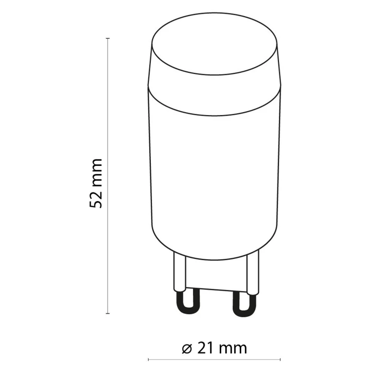 Glødelampe G9 LED 3W 4000K-1