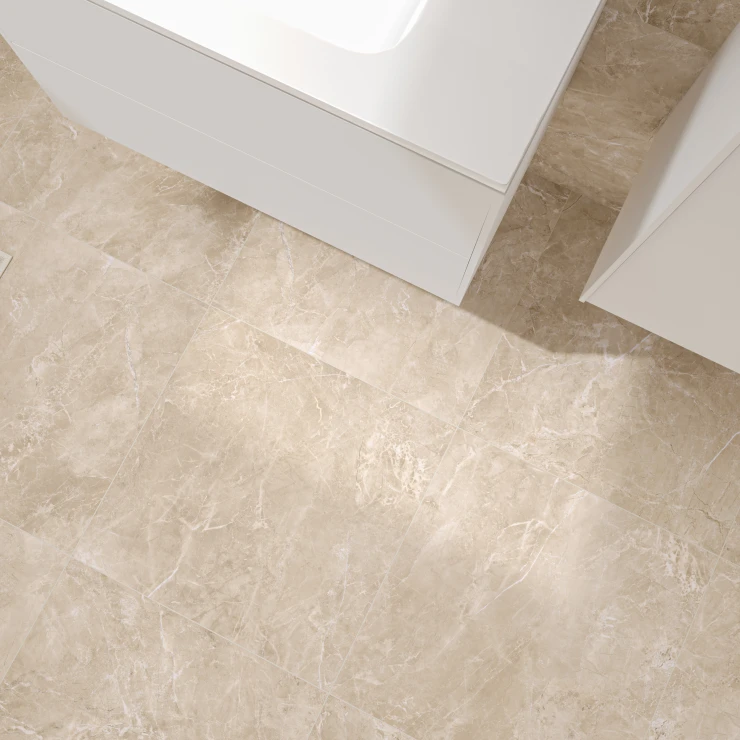 Marmor Klinker Impreza Beige Mat 60x60 cm-1