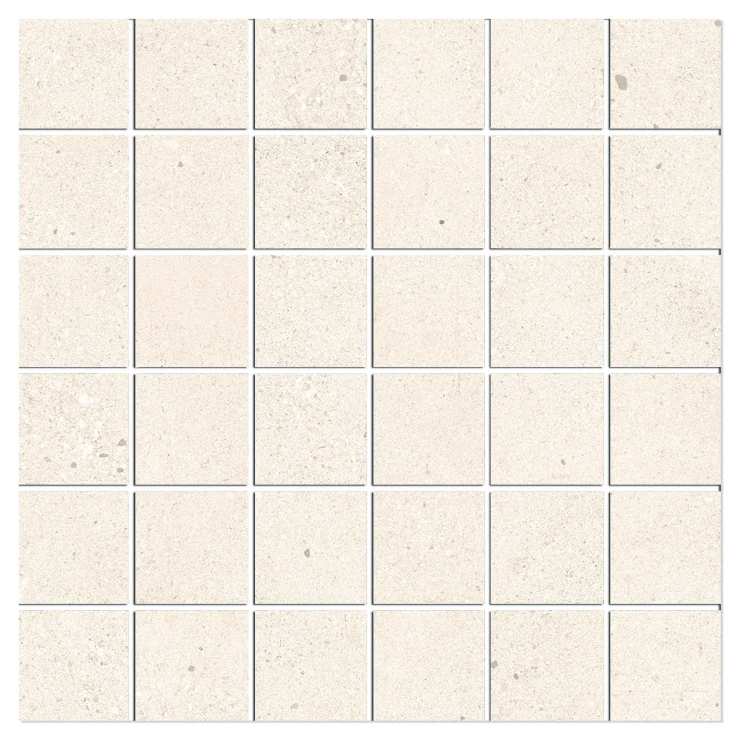 Mosaik Klinker Brightspark Beige Mat 30x30 (5x5) cm-0