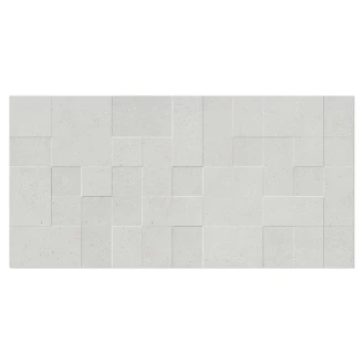 Klinker Brightspark Hvid Mat-Relief 60x120 cm