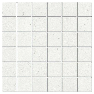 Mosaik Klinker Brightspark Hvid Mat 30x30 (5x5) cm