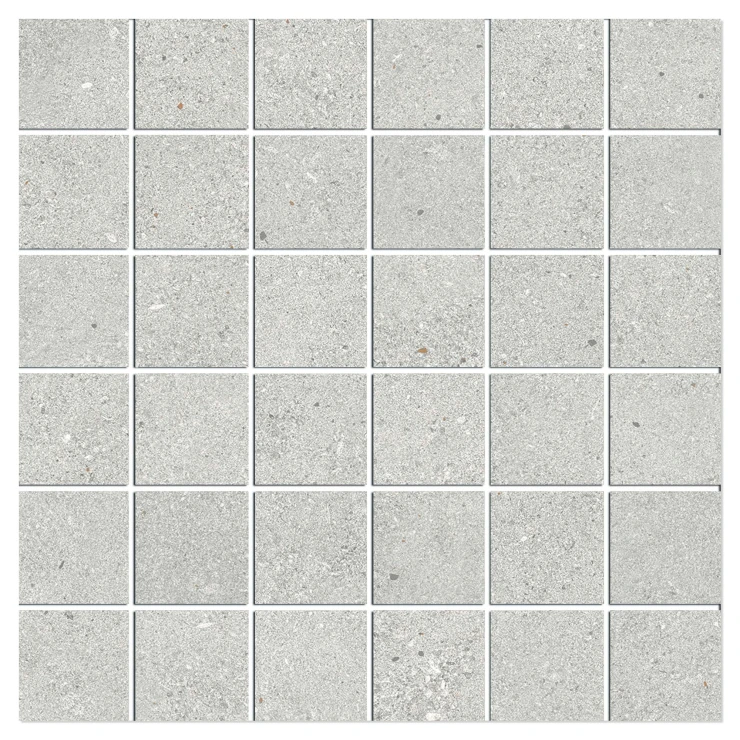 Mosaik Klinker Brightspark Grå Mat 30x30 (5x5) cm-0