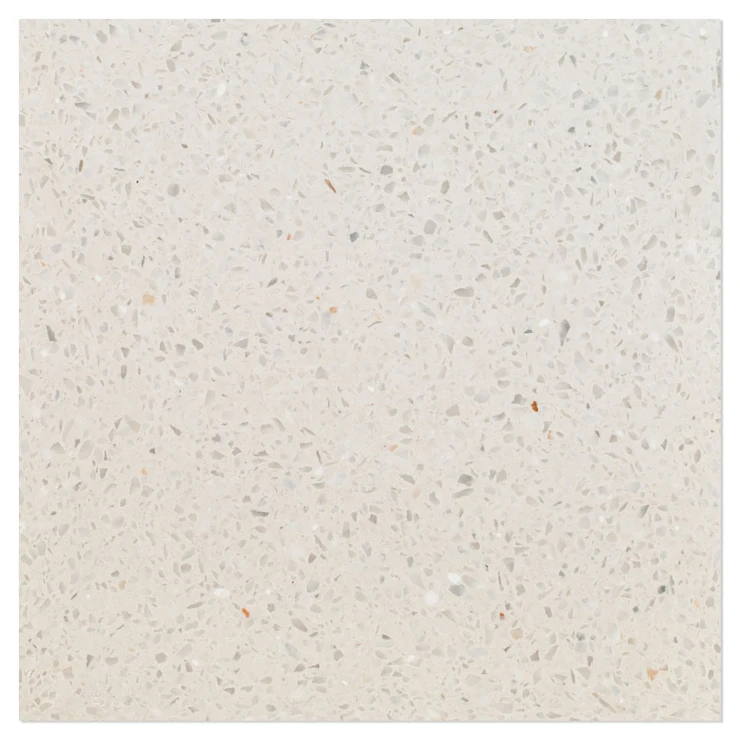 Terrazzo Graniglia Bianco Mat 60x60 cm-0