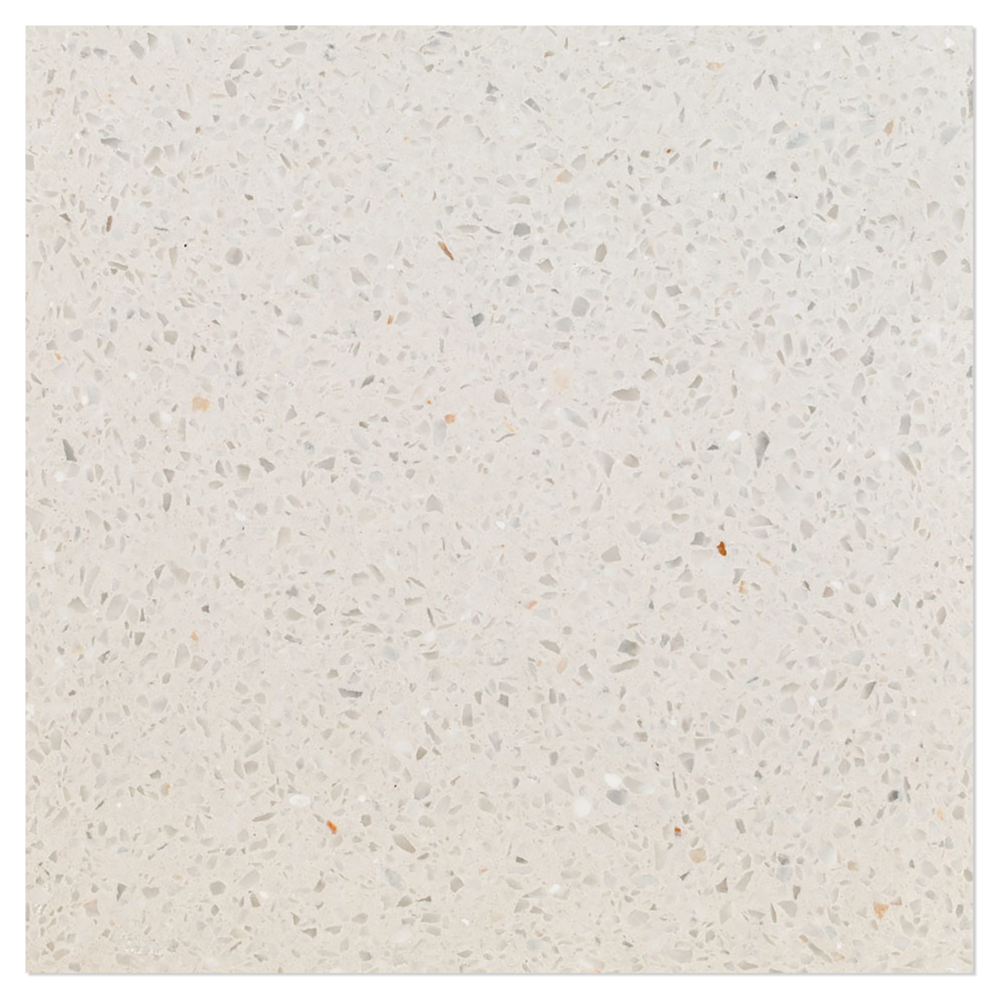 Terrazzo Graniglia Bianco Mat 60x60 cm